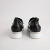 Peggy Black Leather Loafers