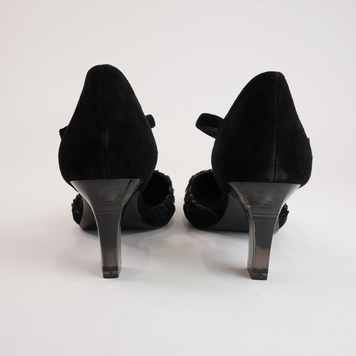 Krama Black Leather Heels - DJANGO AND JULIETTE | Shouz