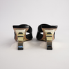 KL7040001 Black Patent Wedges