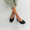 Skylar Schwarz Nubuck Ballet Flats