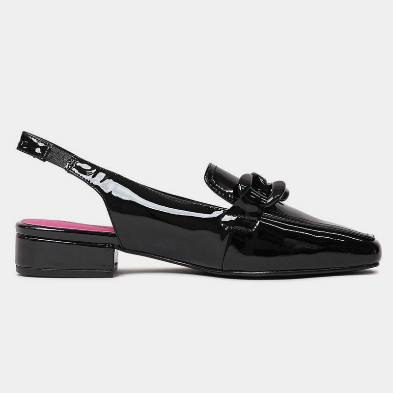 Randal Black Patent Leather Loafers