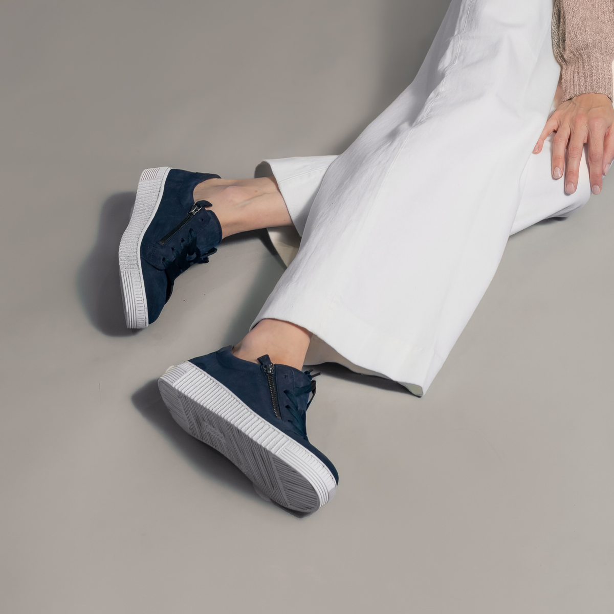 Amelia Atlantik Suede Sneakers - GABOR | Shouz