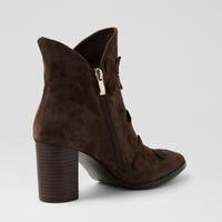 Alderte Choc Suede/ Choc Heel Boots - DJANGO AND JULIETTE | Shouz