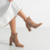 Astronomy Light Choc Suede Ankle Boots