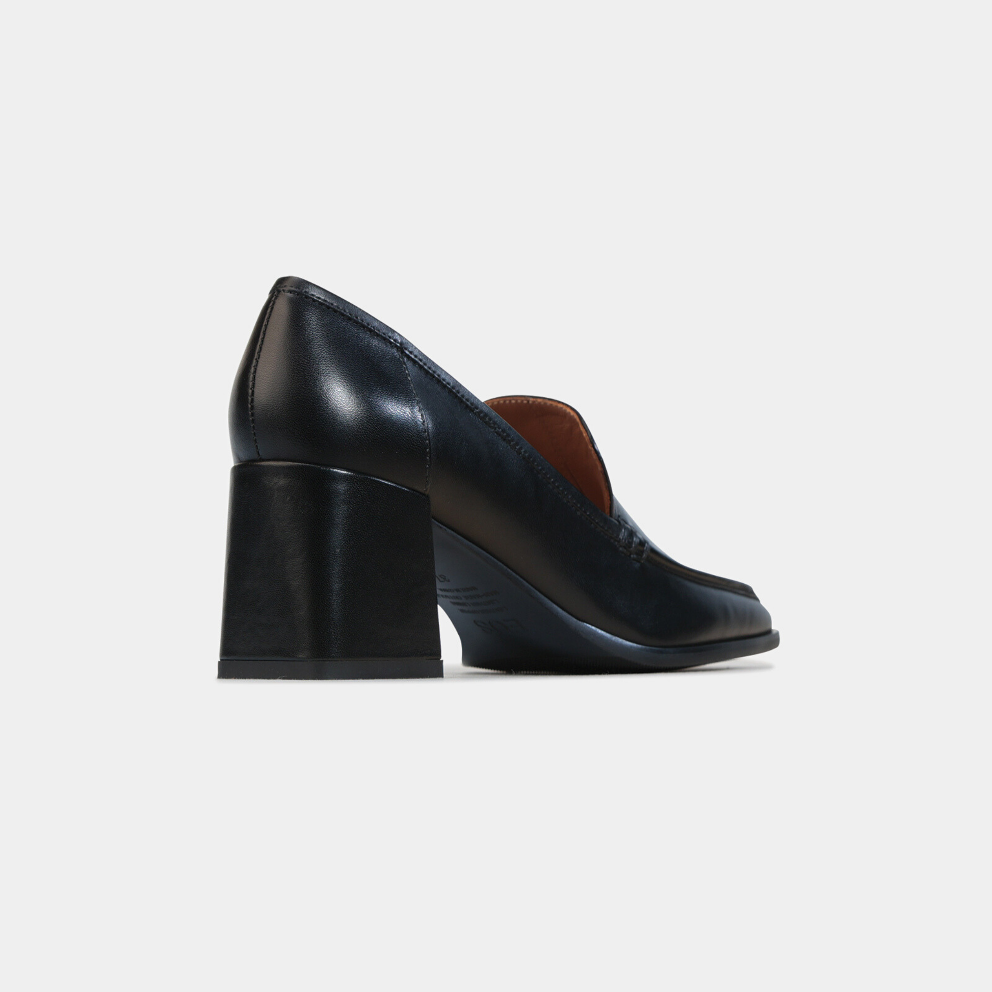 Verde Black Leather Heels - EOS FOOTWEAR | Shouz