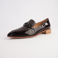 Elliotts Choc Patent/ Choc Leather Loafers