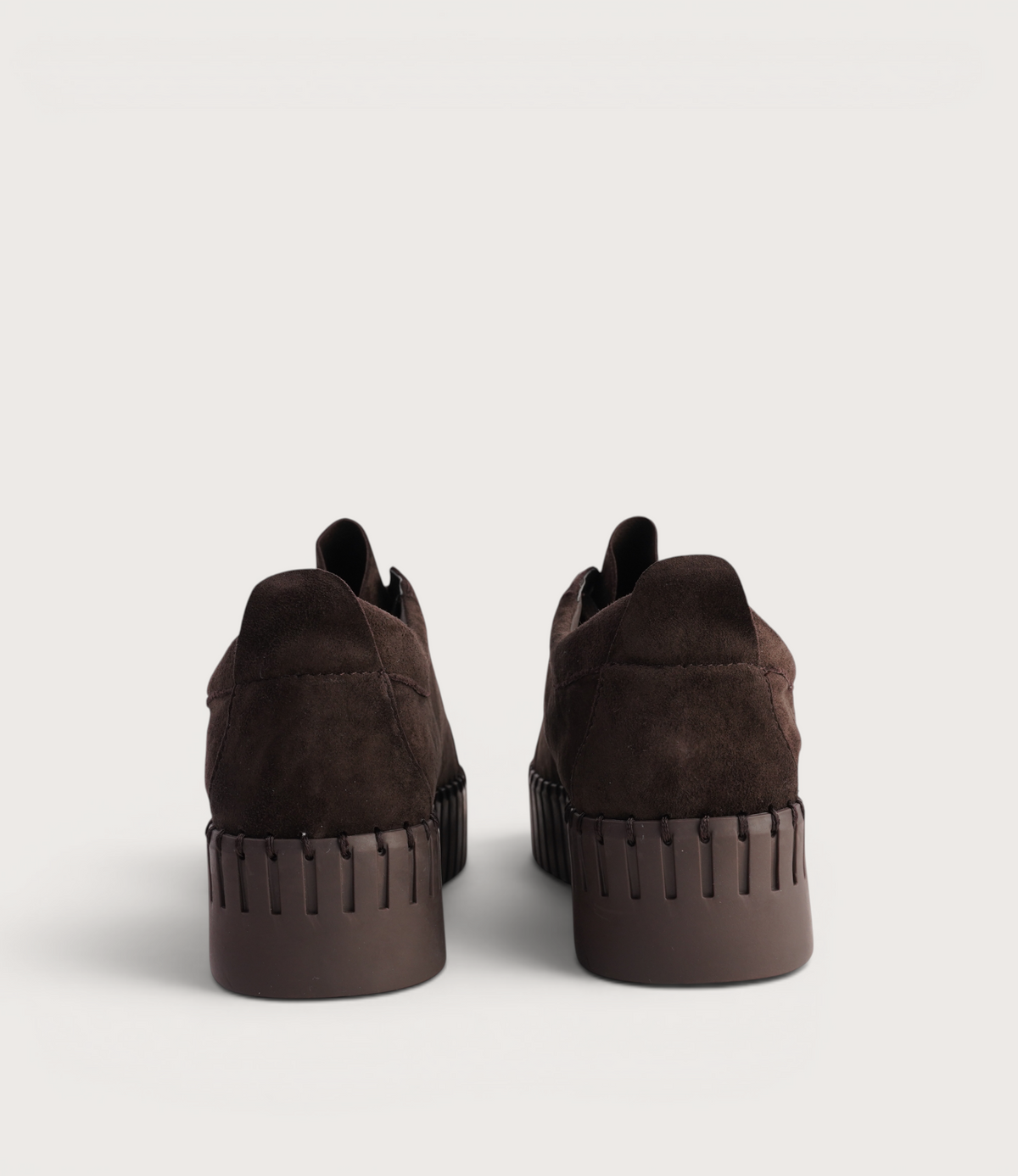 Bump Chocolate Suede Sneakers