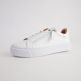 Elly White Leather Sneakers