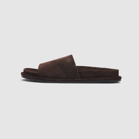 Arcade Brown Suede Leather Sandals