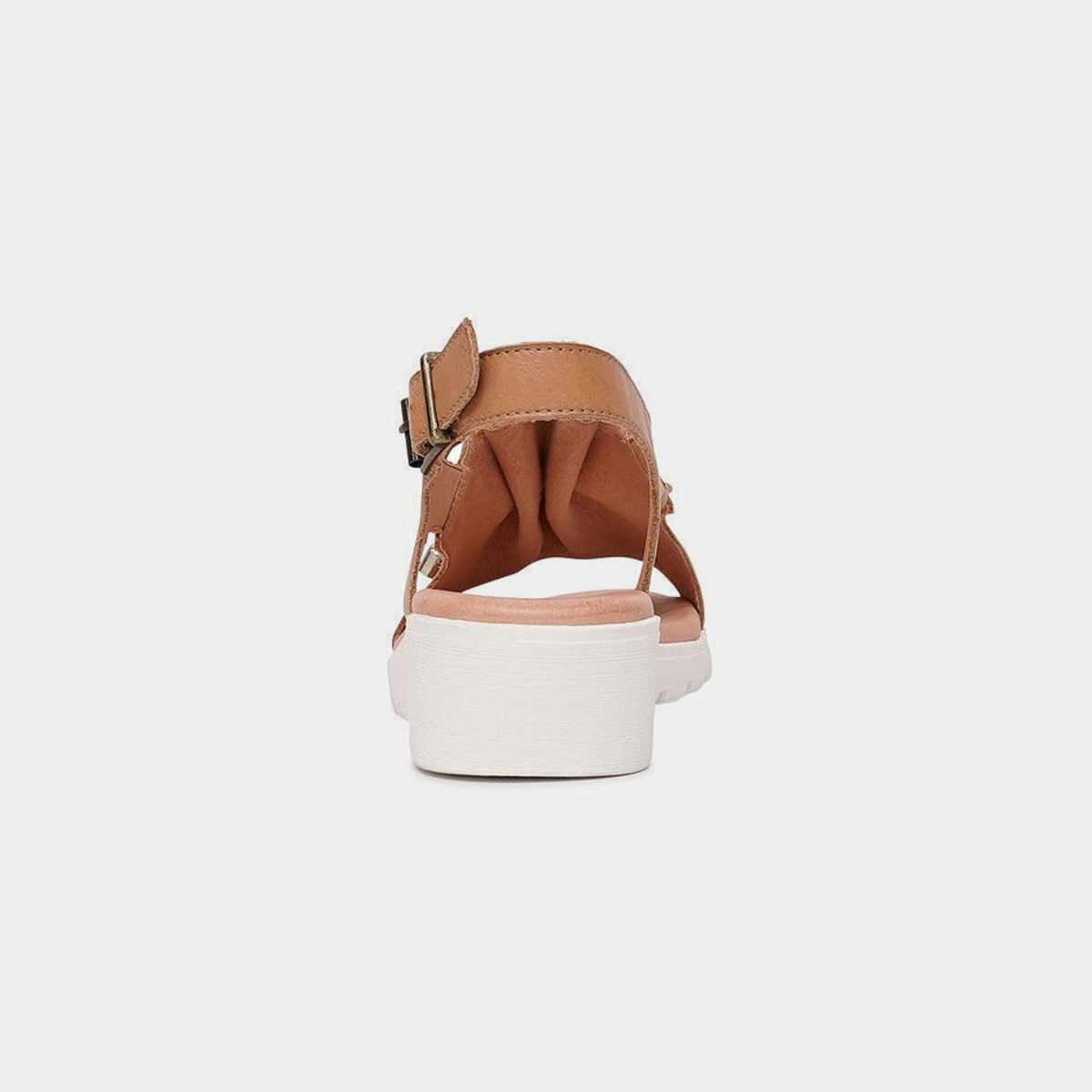 Malika Dark Tan Leather Sandals - DJANGO AND JULIETTE | Shouz