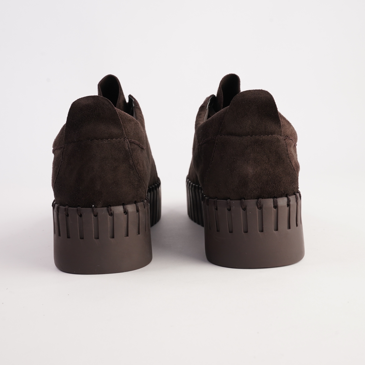 Bump Chocolate Suede Sneakers