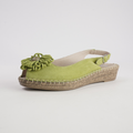 Erica Melon Suede Espadrille Wedges