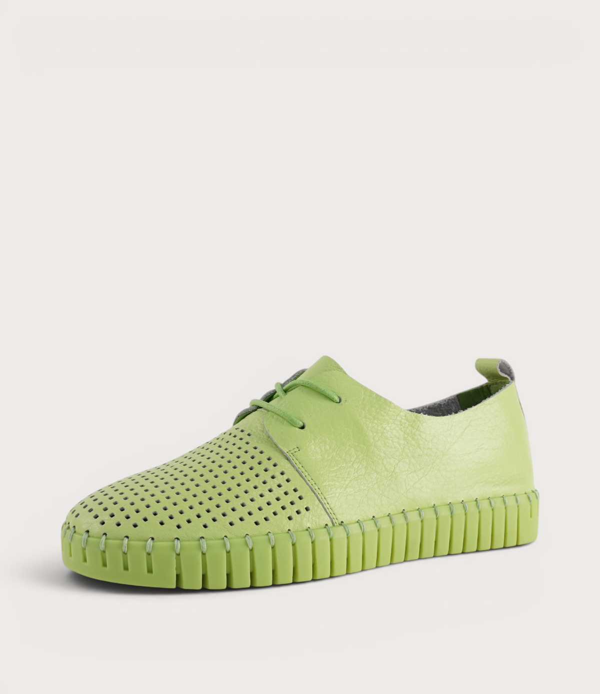 Huston Light Citrus/ Light Citrus Sole Leather Sneakers