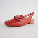 Randal Red/ Pink Leather Loafers