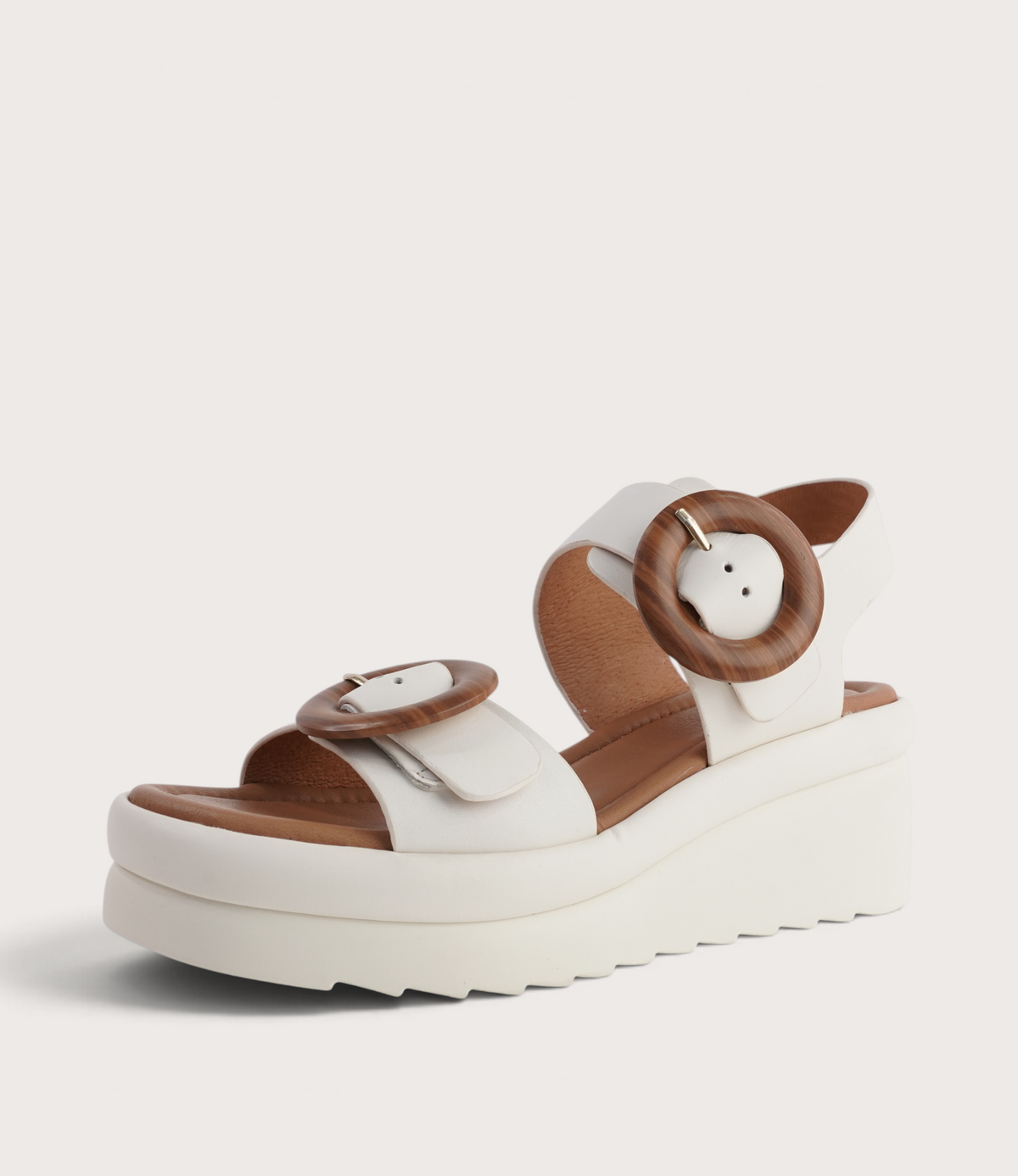 Menorcas Bone Leather Wedges