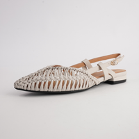 Amelia Bone Leather Flats