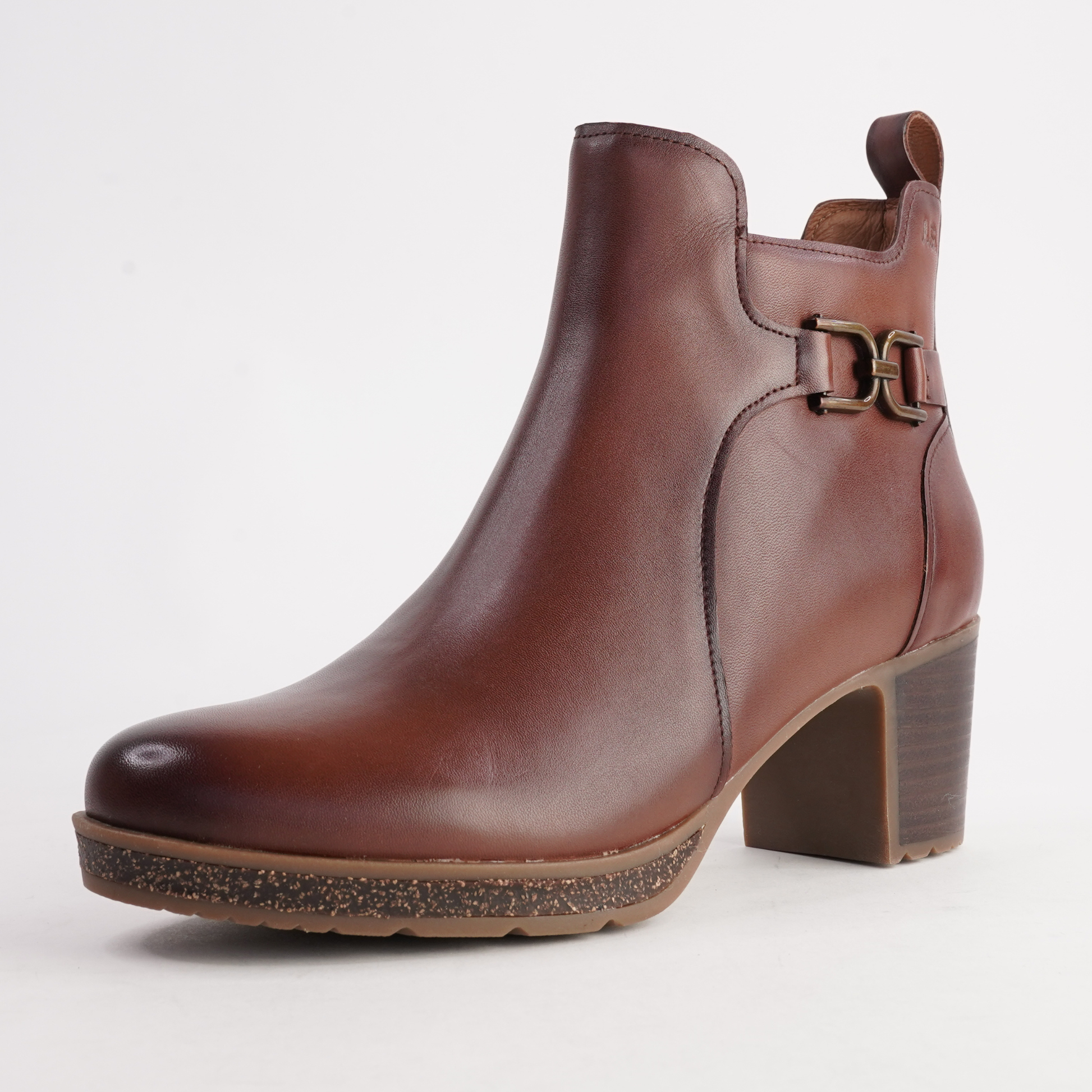 Gloria 04 Cognac Leather Ankle Boots - JOSEF SEIBEL | Shouz