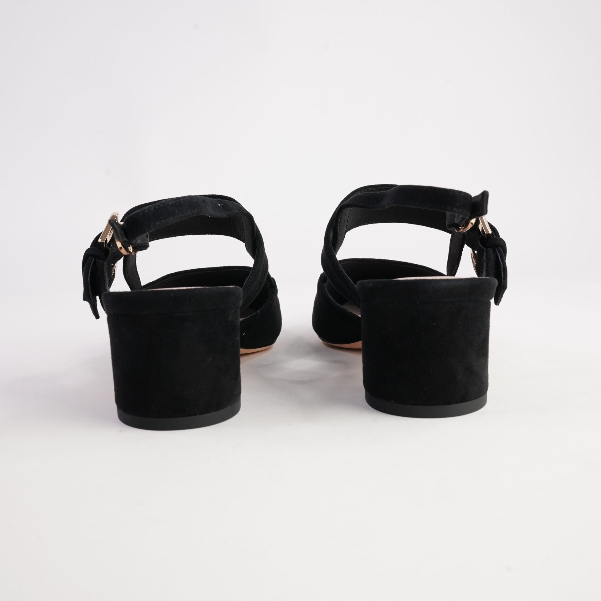 Asten Black Suede Heels - TOP END | Shouz