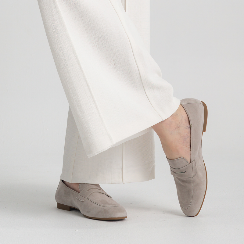 Eleanor Visone Suede Loafers