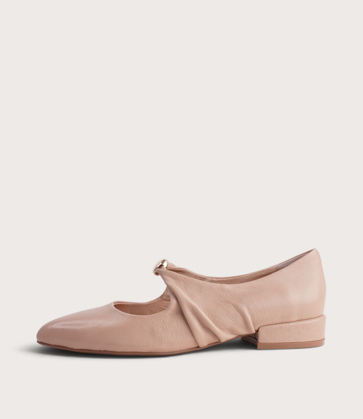 Estrela Cappuccino Leather Flats - DJANGO AND JULIETTE | Shouz