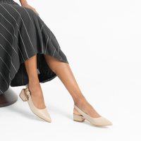 Thetrim Stone Leather Heels