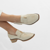 Fillipia Vanilla Patent Leather Loafers