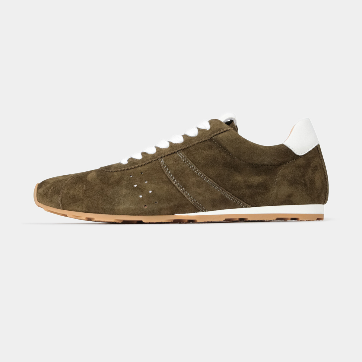 Jas Olive Suede Sneakers - EOS FOOTWEAR | Shouz