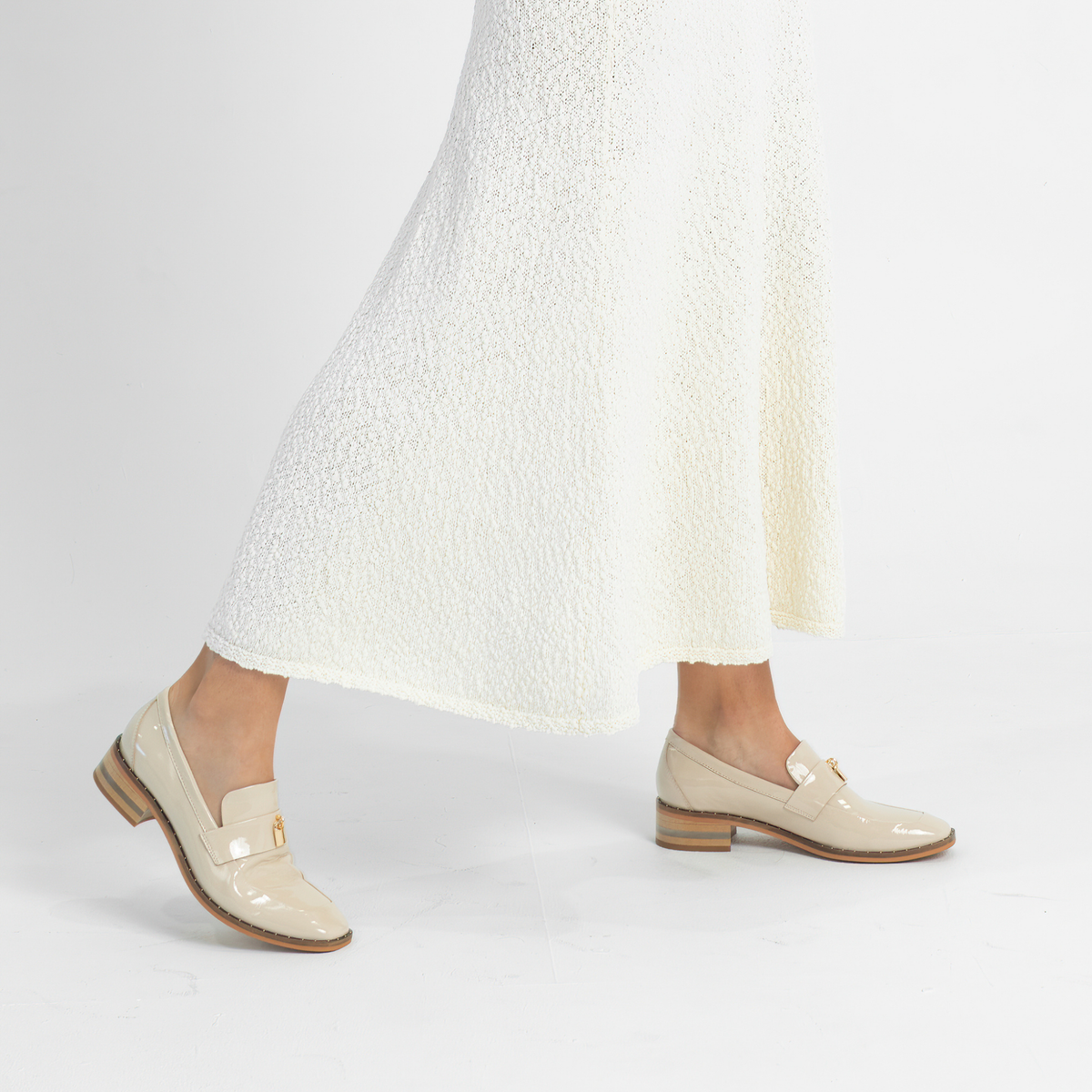 Fillipia Vanilla Patent Leather Loafers