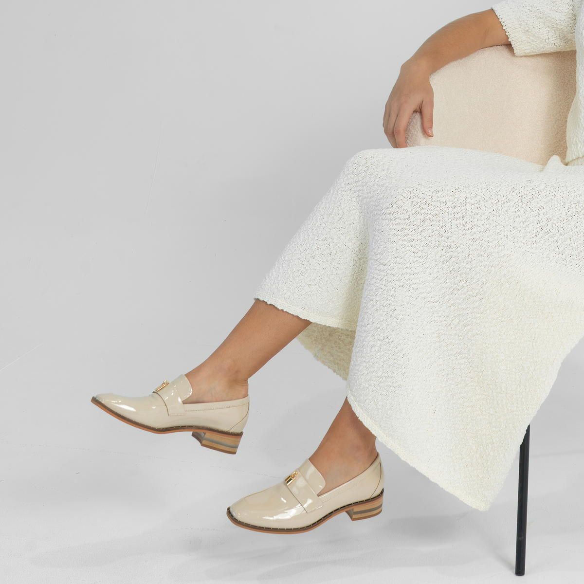 Fillipia Vanilla Patent Leather Loafers