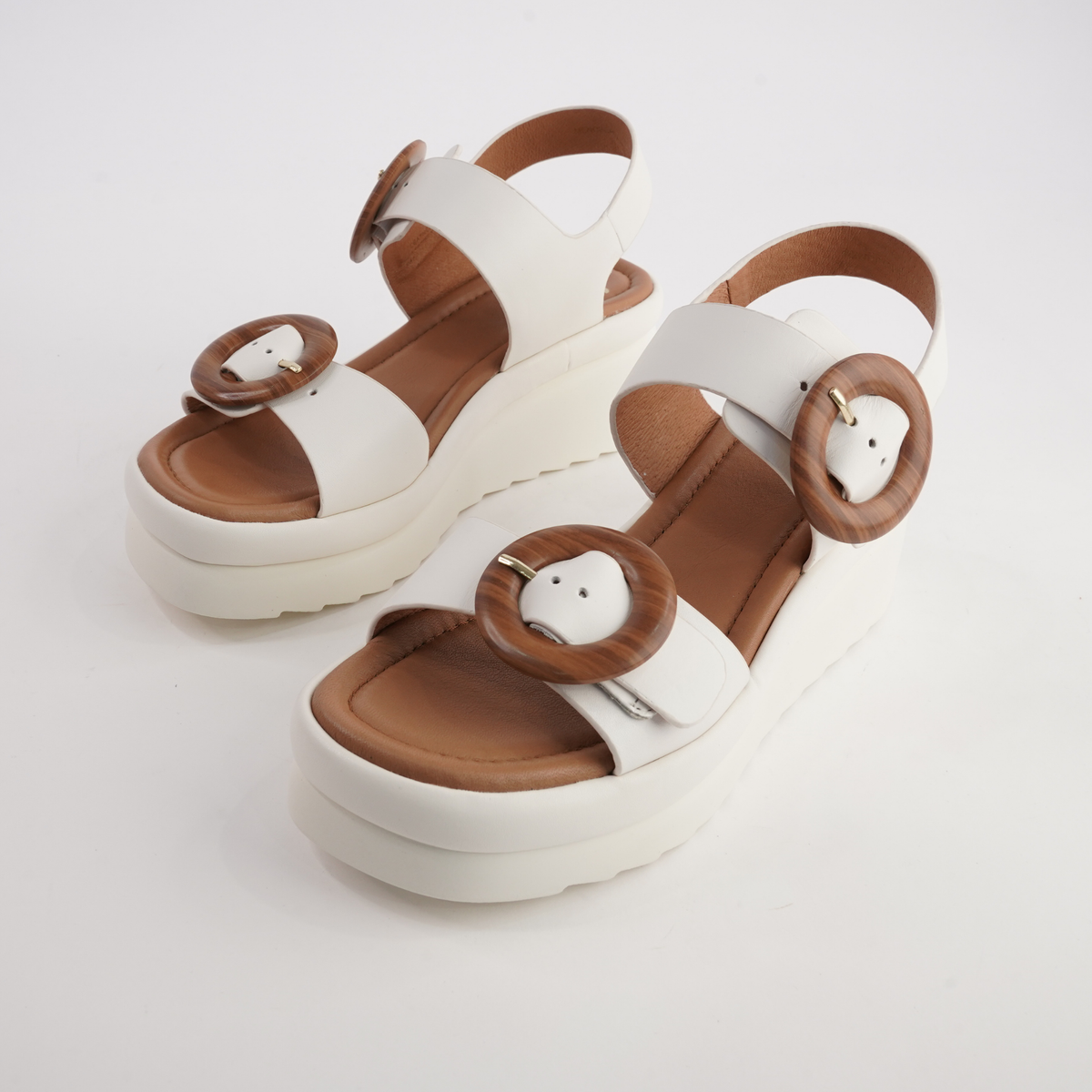 Menorcas Bone Leather Wedges