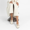 Ultrah Cream Leather Flats