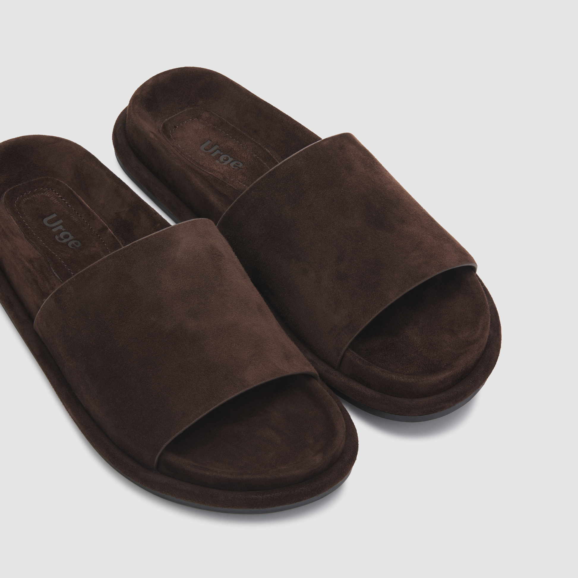 Arcade Brown Suede Leather Sandals