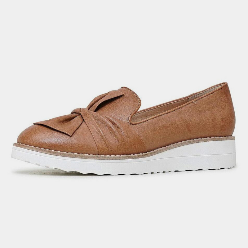 Oclem Tan Leather Loafers