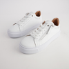 Elly White Leather Sneakers