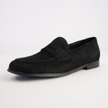 Clarisa Black Suede Loafers