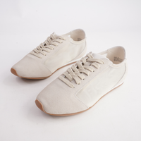 Ruby Off White Suede Sneakers - WITH GRACE | Shouz