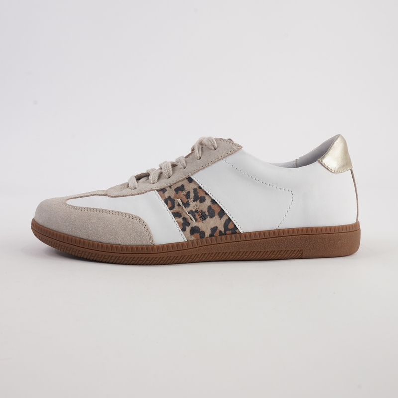 Joleen 03 Beige Multi Leather Sneakers