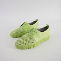 Huston Light Citrus/ Light Citrus Sole Leather Sneakers