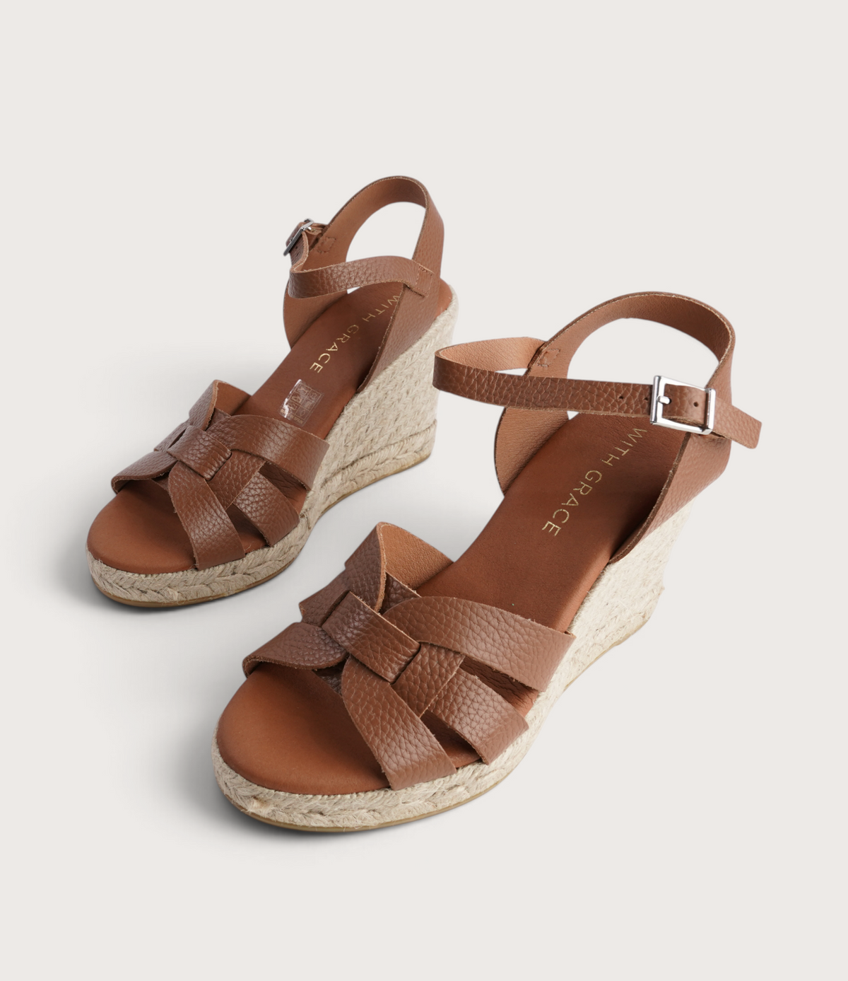 Sophia Doya Roble Leather Espadrille Wedges