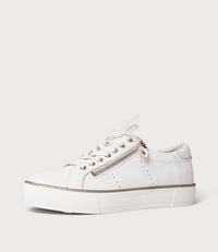 Froggy White Leather Sneakers