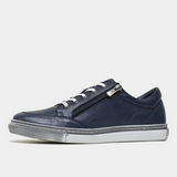 Ronnie Navy Leather Sneakers