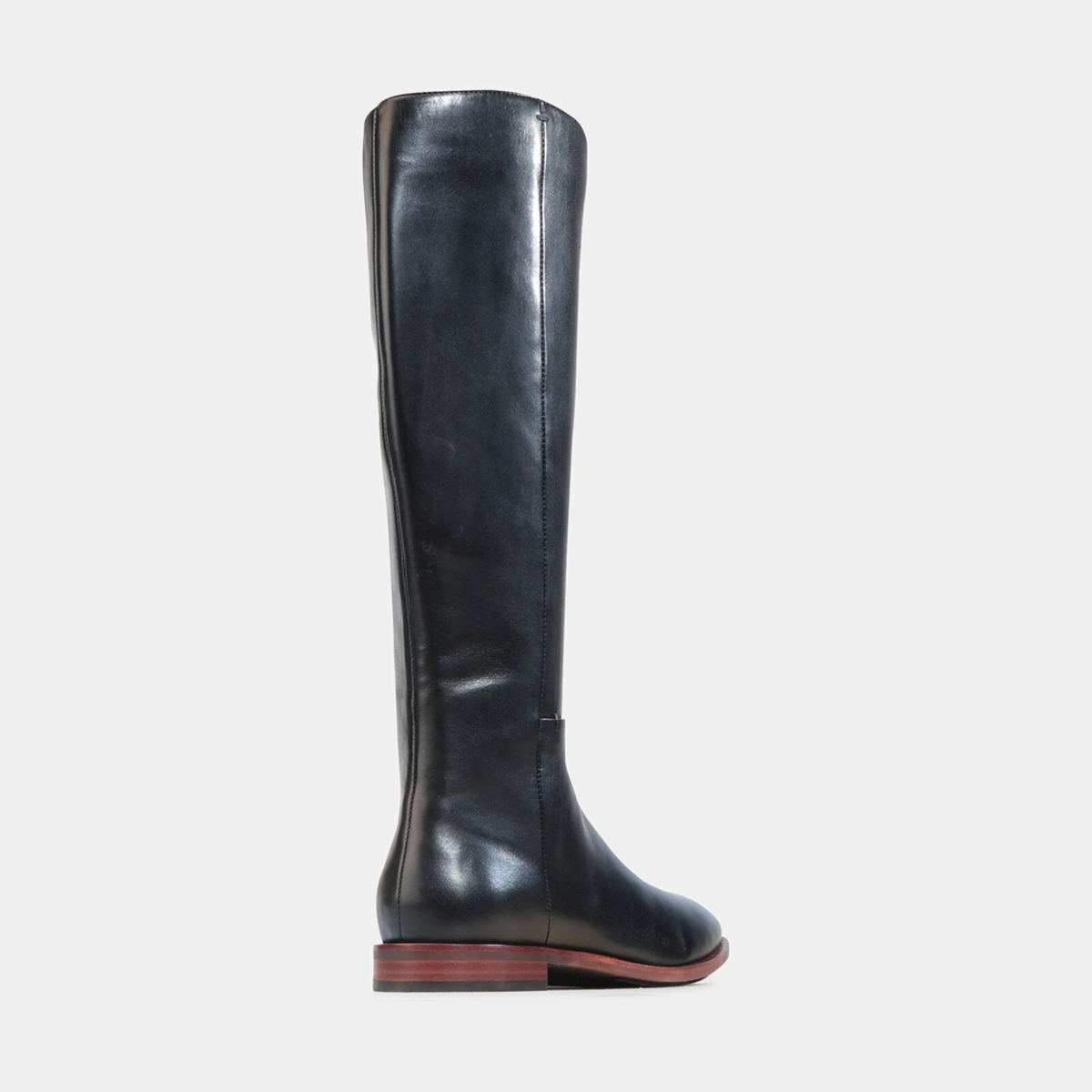 Pheodora Black Leather Knee High Boots - EOS FOOTWEAR | Shouz