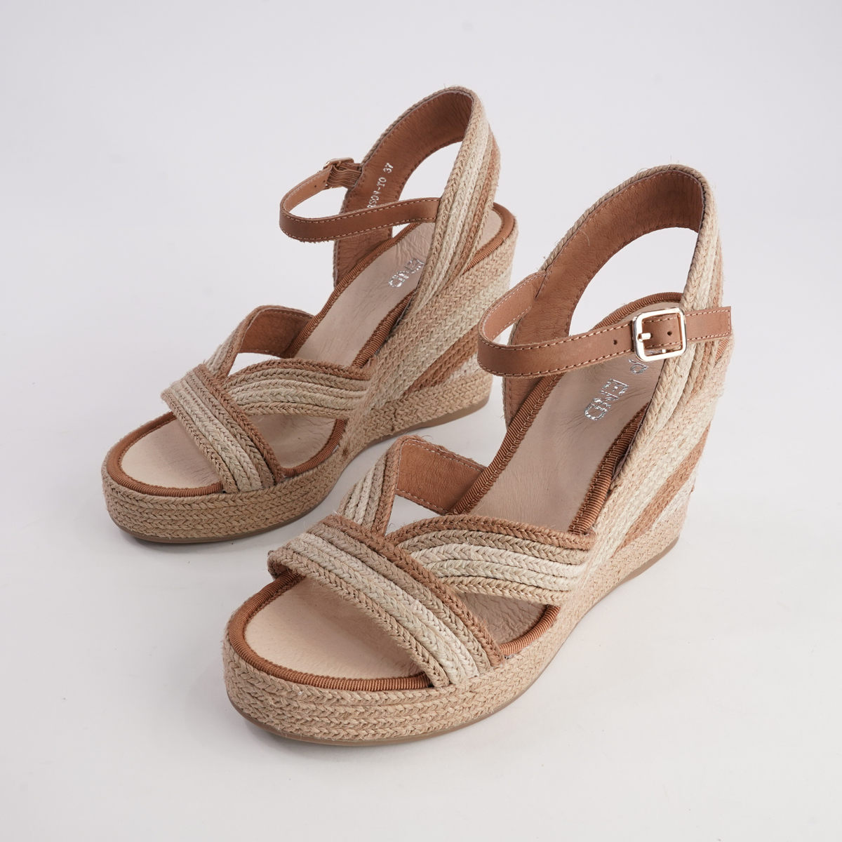 Emarson Natural Multi Rope Espadrille Wedges - TOP END | Shouz