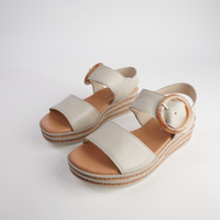 Cubbie Almond Leather Sandals