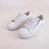 Jonza White Leather Sneakers