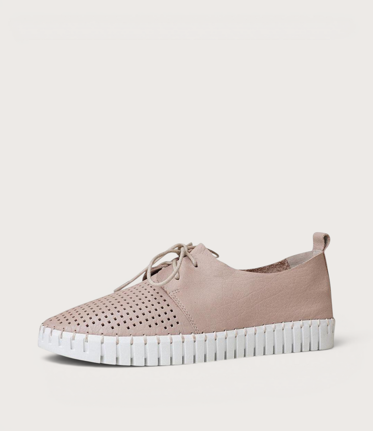 Huston Rose Leather Sneakers