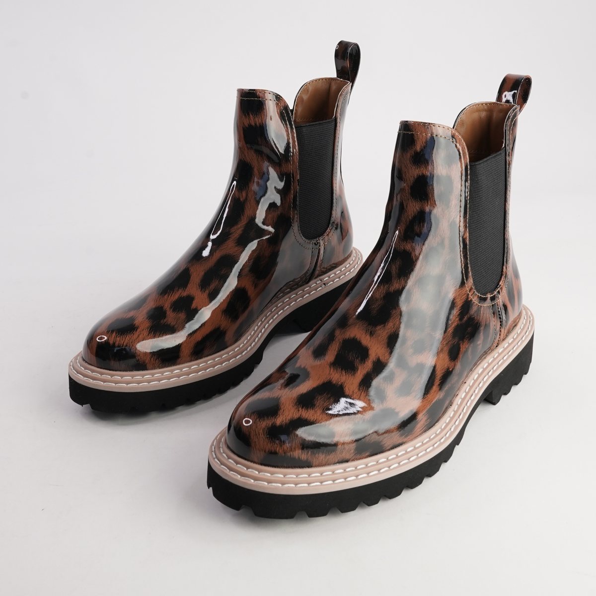 Gummie Leopard Gumboots - DJANGO AND JULIETTE | Shouz