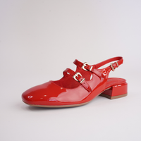 Viraz Red Patent Leather Heels