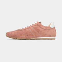 Jas Dusty Pink Suede Sneakers - EOS FOOTWEAR | Shouz