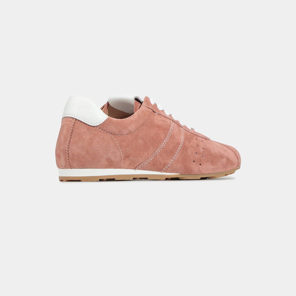Jas Dusty Pink Suede Sneakers - EOS FOOTWEAR | Shouz
